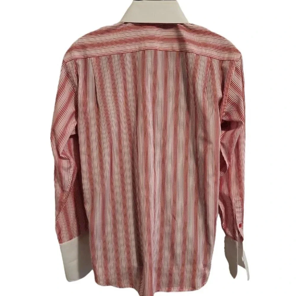 Bruno Conte Men's Button-Up Collar Long Sleeve Shirt (size 16 1/2)